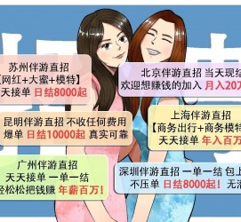 博罗北京伴游招聘 高薪招聘伴游背后另有隐情 原是需提供色情服务
